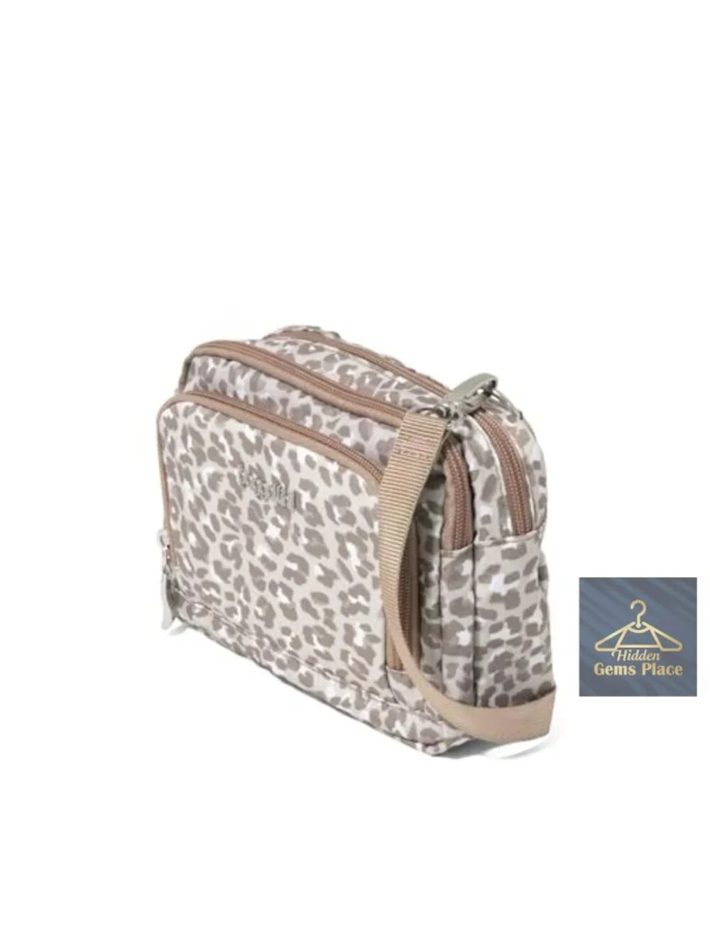 Lightweight Nylon RFID-Blocking Convertible Crossbody Wallet Purse with Zipper